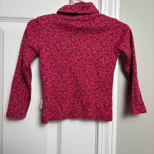 Vintage Oshkosh floral turtleneck 2T